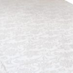 FLORA Behúň na stôl biely