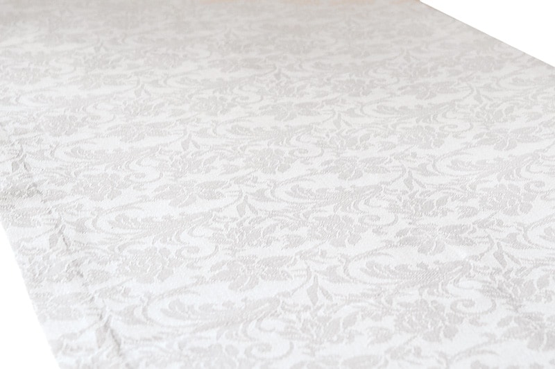 FLORA Behúň na stôl biely