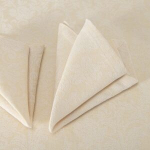 FLORA Stolová servítka krémová