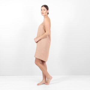 PURO zavinovacia osuška púdrová hnedá