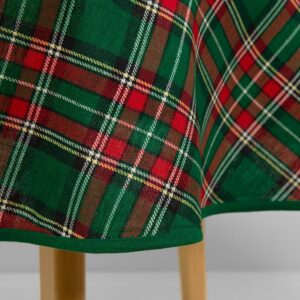 SCARLET Obrus okrúhly/oválny zelený