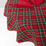 SCARLET Obrus okrúhly/oválny červený