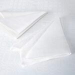 CAMPO Stolový obrúsok biely