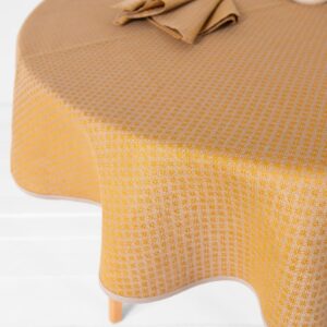 TONY Obrus okrúhly/oválny žltý