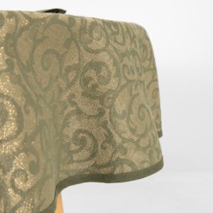 ATLANTA Obrus okrúhly/oválny olivový