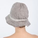 PURO Saunová čiapka sivo hnedá