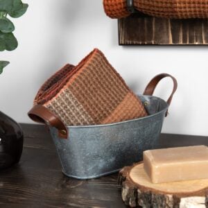 BINGO Osuška hnedá kockovaná