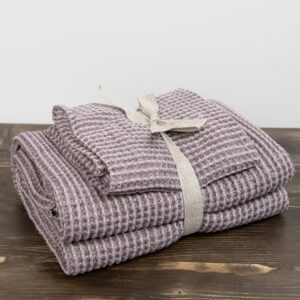 BINGO Osuška sivo fialová