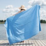 MADEIRA Plážová osuška svetlomodrá