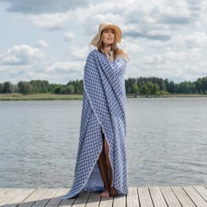 CROATIA Plážová osuška modrá