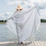 AMALFI Plážová osuška modrá pruhovaná