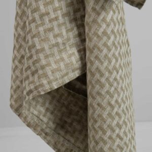 MARGO Osuška zelená vzorovaná