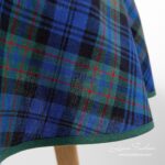 KARO Obrus okrúhly/oválny modrozelený