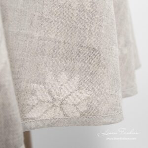 MYSTI Obrus okrúhly/oválny béžový