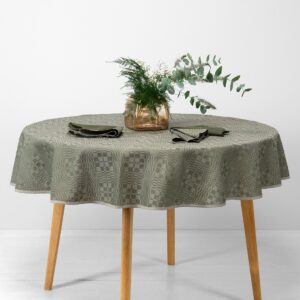 WILLOW Obrus okrúhly/oválny zelený