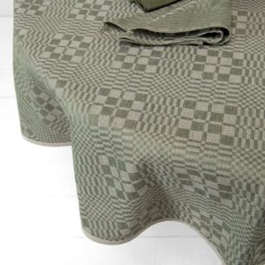 WILLOW Obrus okrúhly/oválny zelený