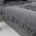 PROVANCE obliečka na paplón tmavosivá