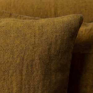 LEILA Obliečka na vankúš žltá