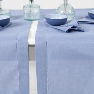 LUNA Behúň na stôl modrý