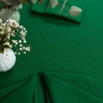 LUNA Obrus okrúhly/oválny zelený