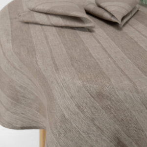 ISLA obrus okrúhly/oválny pieskový