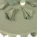 ARVO Obrus okrúhly zelený