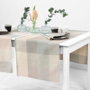 NATA Behúň na stôl zelenkavý