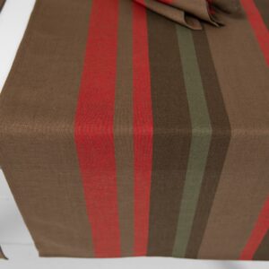 MIMOSA Behúň na stôl červenohnedý