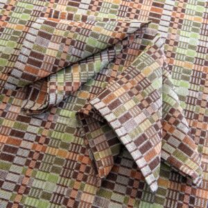 VIOLA Obrus okrúhly/oválny hnedý zelený