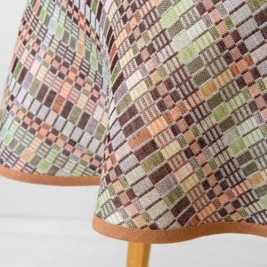 VIOLA Obrus okrúhly/oválny hnedý zelený