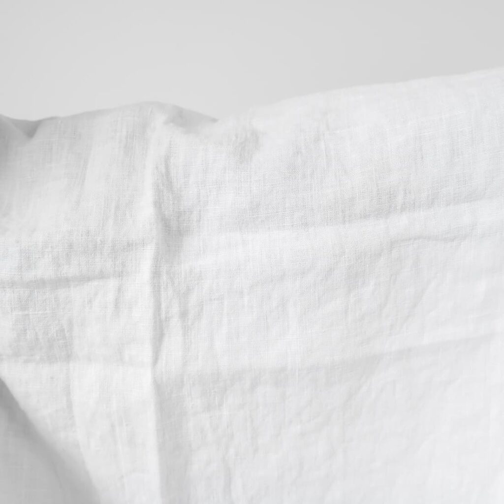 optic white washed linen fabric, 145cm.