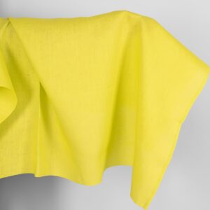 Ľanová látka vo farbe sulphur spring