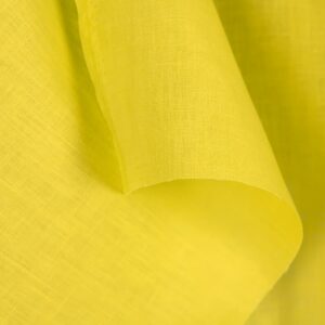 Ľanová látka vo farbe sulphur spring