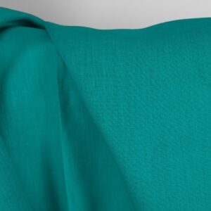 Ľanová látka vo farbe tile blue