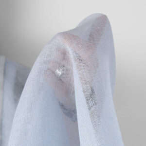 Ľanová látka nebeská sivá gázovina