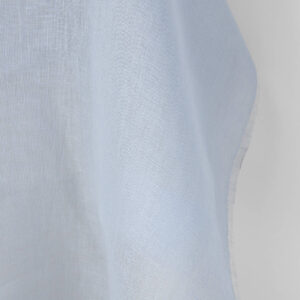 Ľanová látka nebeská sivá gázovina