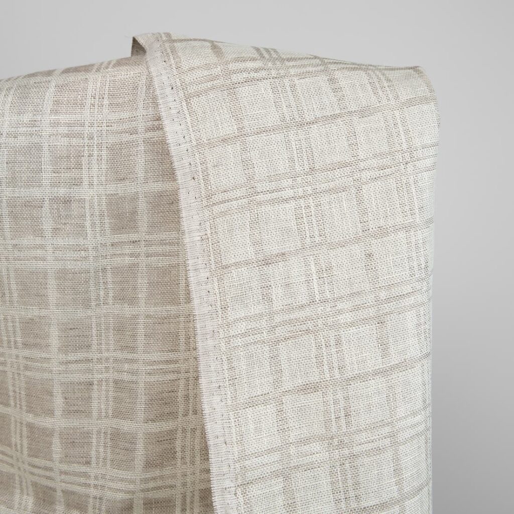 linen jacquard fabric squares double sided