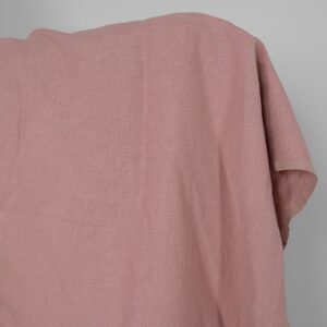 Praná ľanovo-bavlnená tkanina v orgovánovom kosoštvorcovom vzore