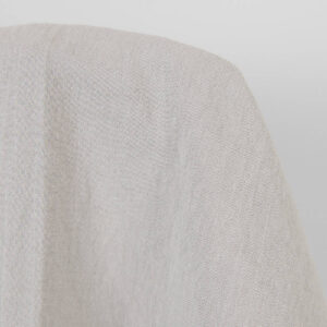 Ľanovo-bavlnená látka svetlá béžovo-sivá melanž praná