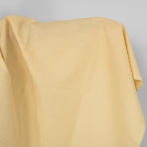 Ľanovo-bavlnená tkanina bledožltej farby