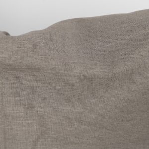 Ľanovo-bavlnená tkanina prírodná a béžová melanž