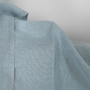 Ľanová látka svetlá sivo-modrá