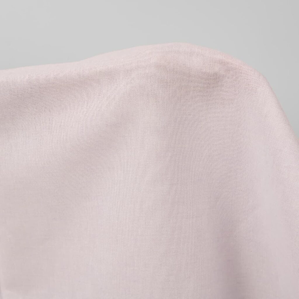 Wide linen cotton fabric lilac colour product photo