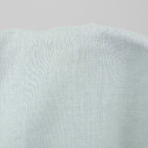 Široká ľanovo-bavlnená látka bledotyrkysová farba