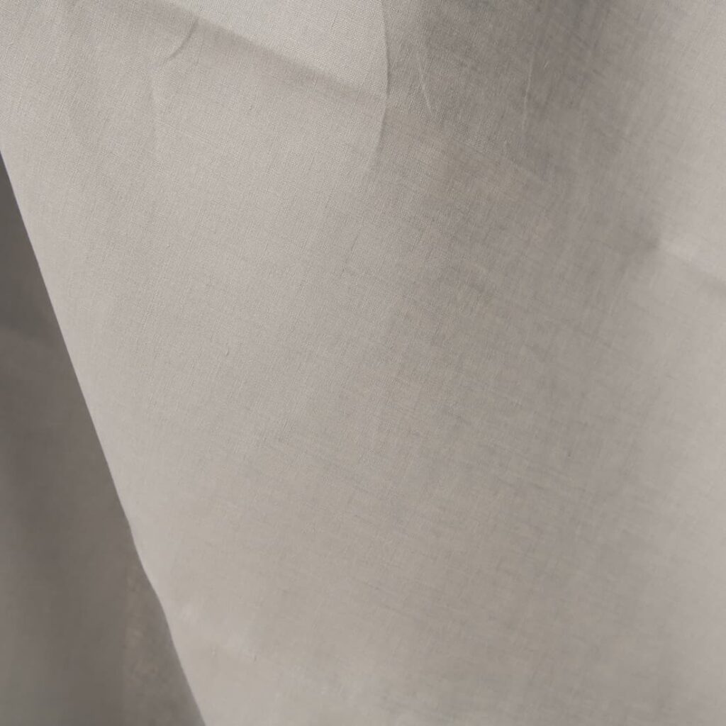 Linen fabric light grey colour 150cm