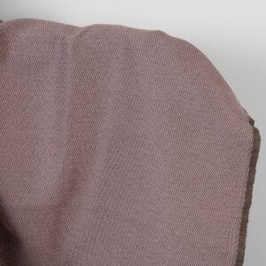 Ľanovo-bavlnená ťažká tkanina fialový a hnedý cik-cak