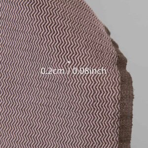 Ľanovo-bavlnená ťažká tkanina fialový a hnedý cik-cak