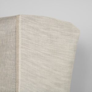 Ľanovo-bavlnená látka béžovo-sivá satén obojstranná