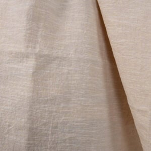 Praná ľanovo-bavlnená tkanina žltkasto ružovej farby