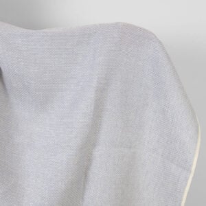 Ľanovo-vlnená tkanina fialový a biely drobný vzor